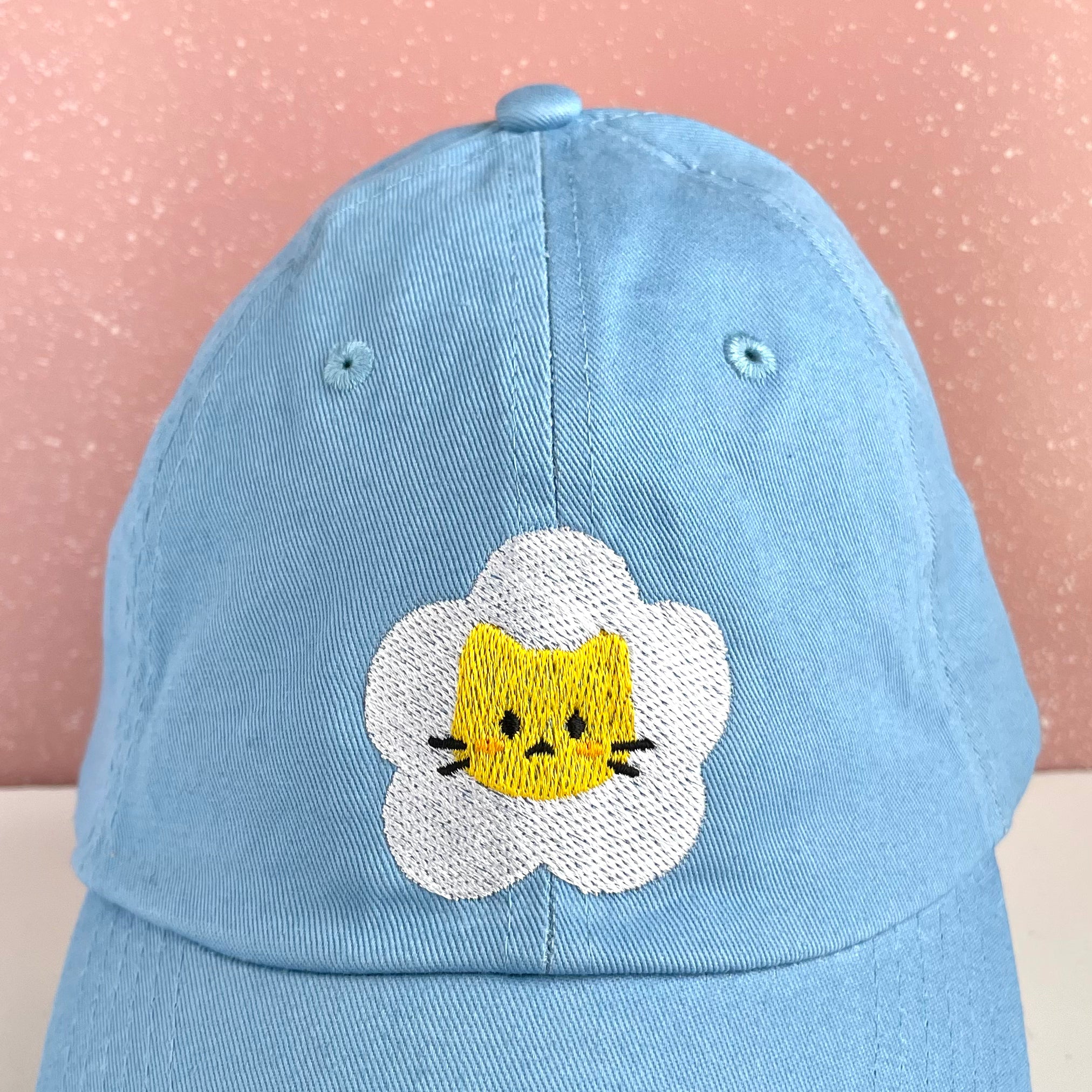 FLOWER CAT DAD HAT