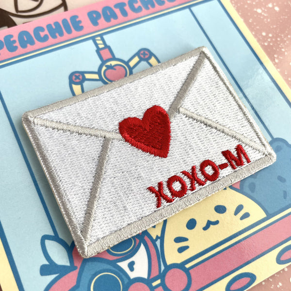 PERSONALIZED LOVE LETTER EMBROIDERED IRON ON PATCH