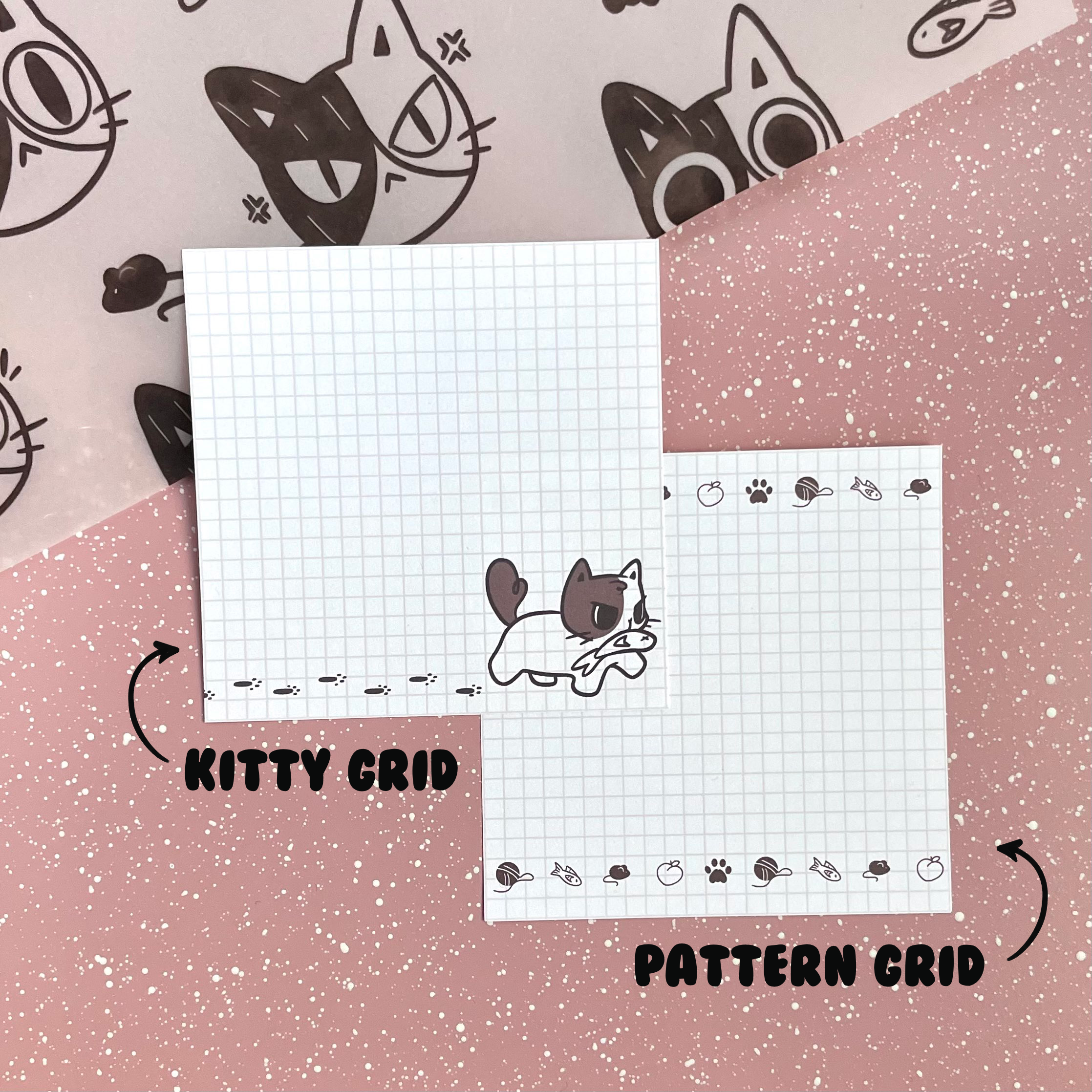 CAT THEMED MEMO PADS, 50 SHEETS